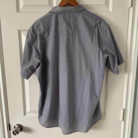 Wrangler Western Shirt Men’s XL Gray Short Sleeve Pearl Snap Wrancher - Picture 3 of 4